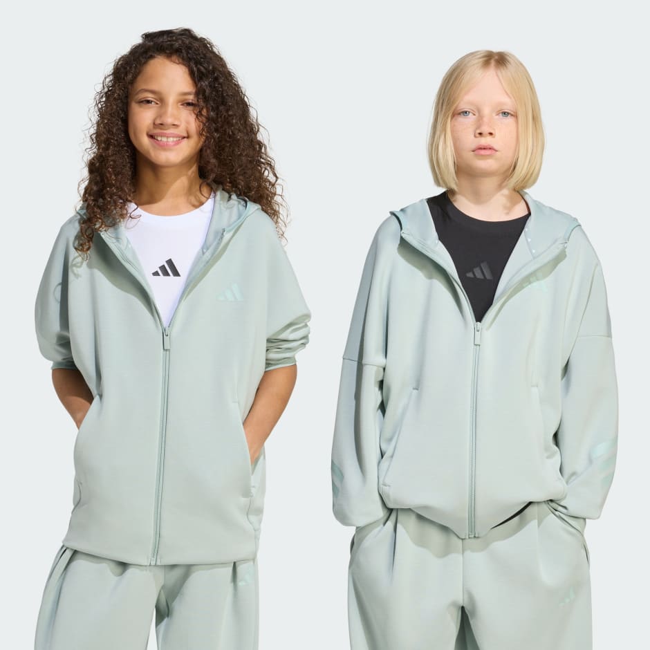 FUTURE ICONS 3 STRIPES FULL ZIP HOODIE