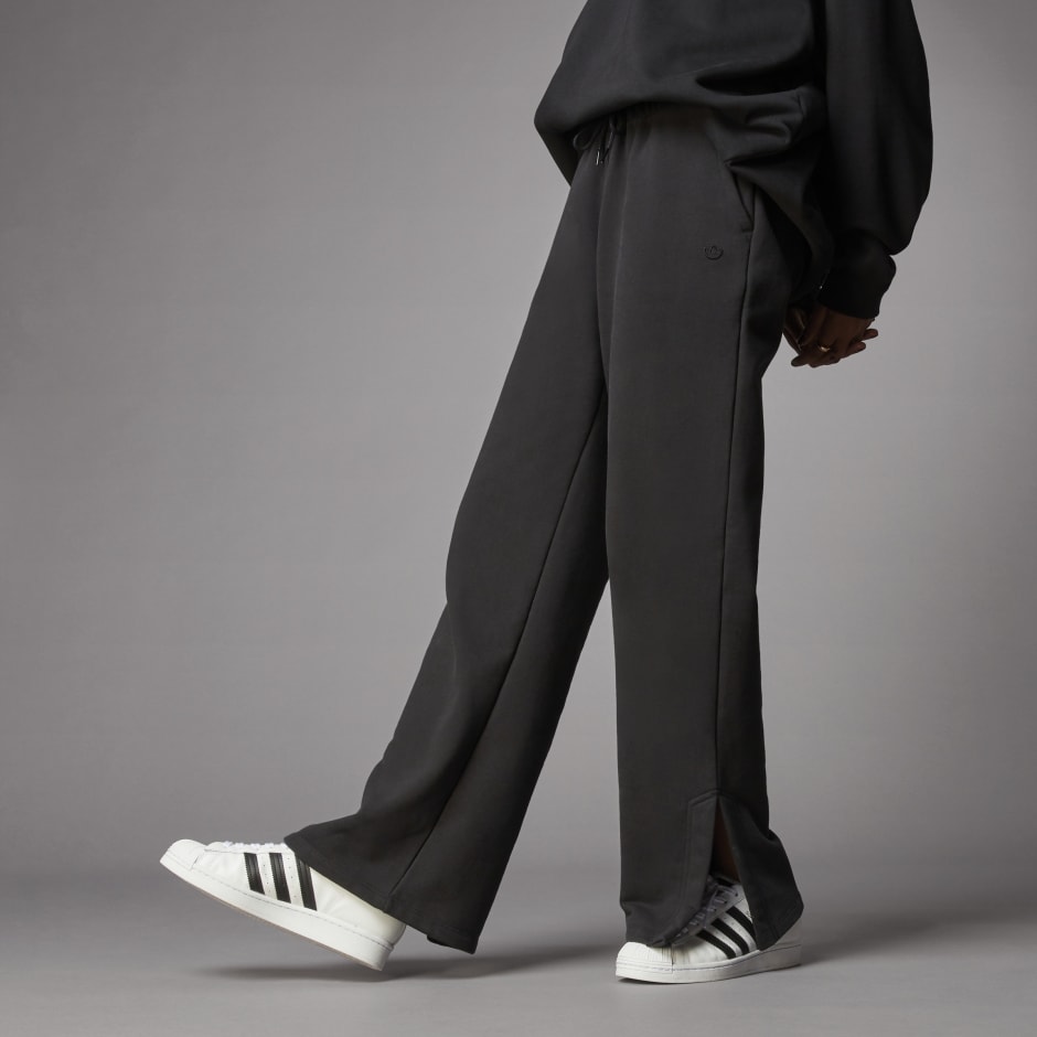 adidas sweatpants open hem