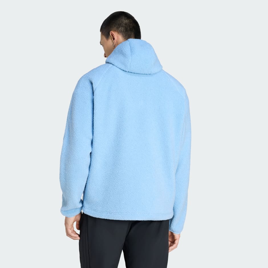 HANORAC DIN FLEECE BORG TEAMGEIST, CU FERMOAR 1/4