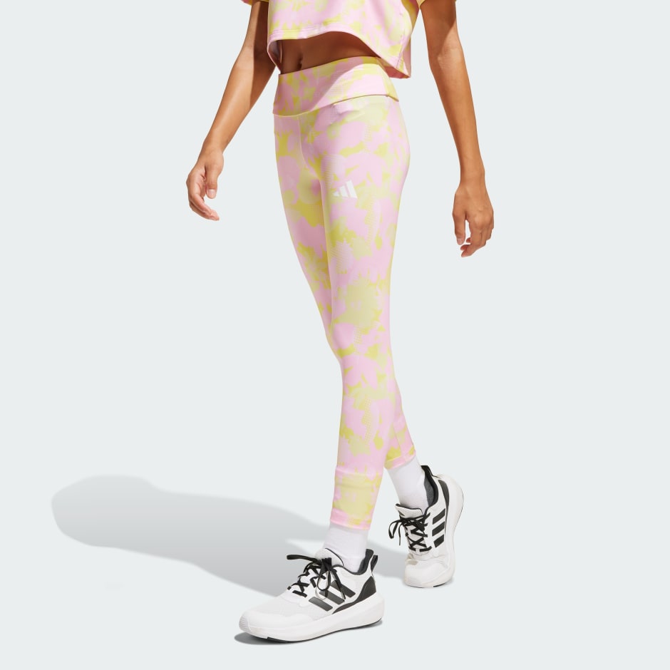 Train Essentials Flower Print Leggings Kids