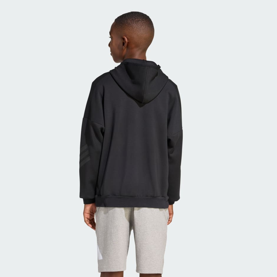 جاكيت بقبعة FUTURE ICONS 3 STRIPES FULL ZIP