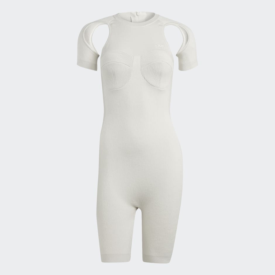 Redelijk Komkommer pik Women's Clothing - Blue Version Knit Bodysuit - White | adidas Oman