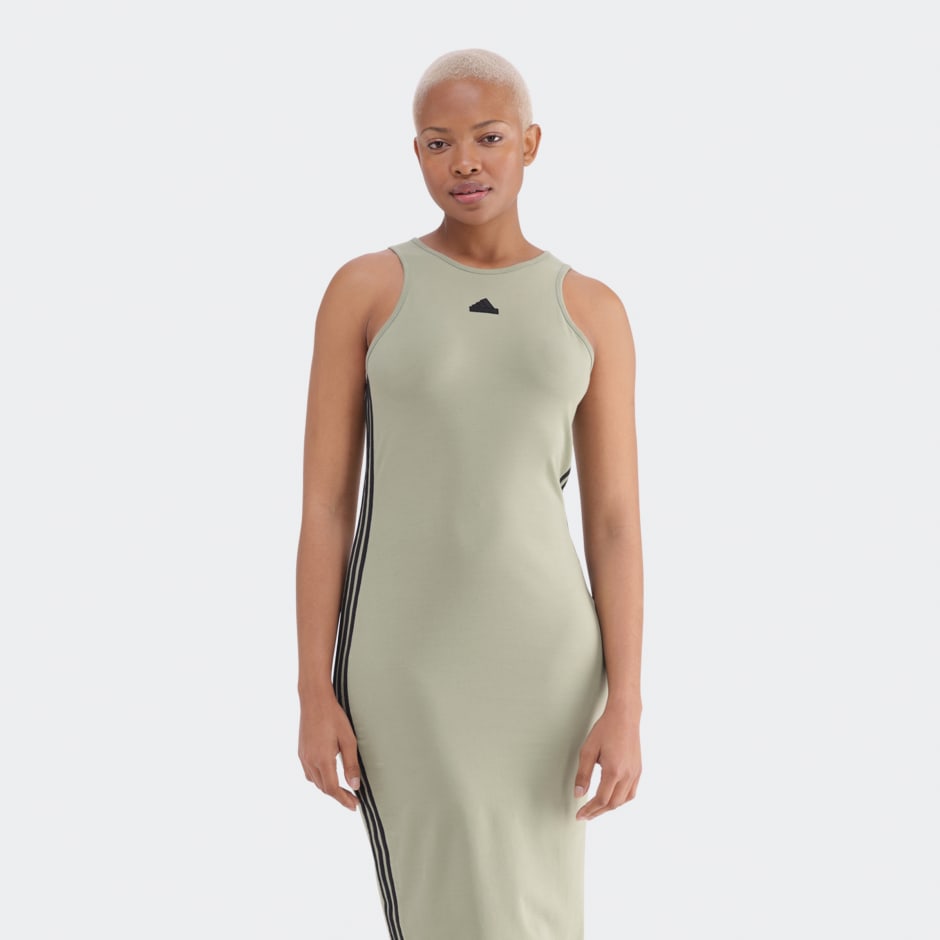 Clothing W FI 3S DRESS Green adidas South Africa