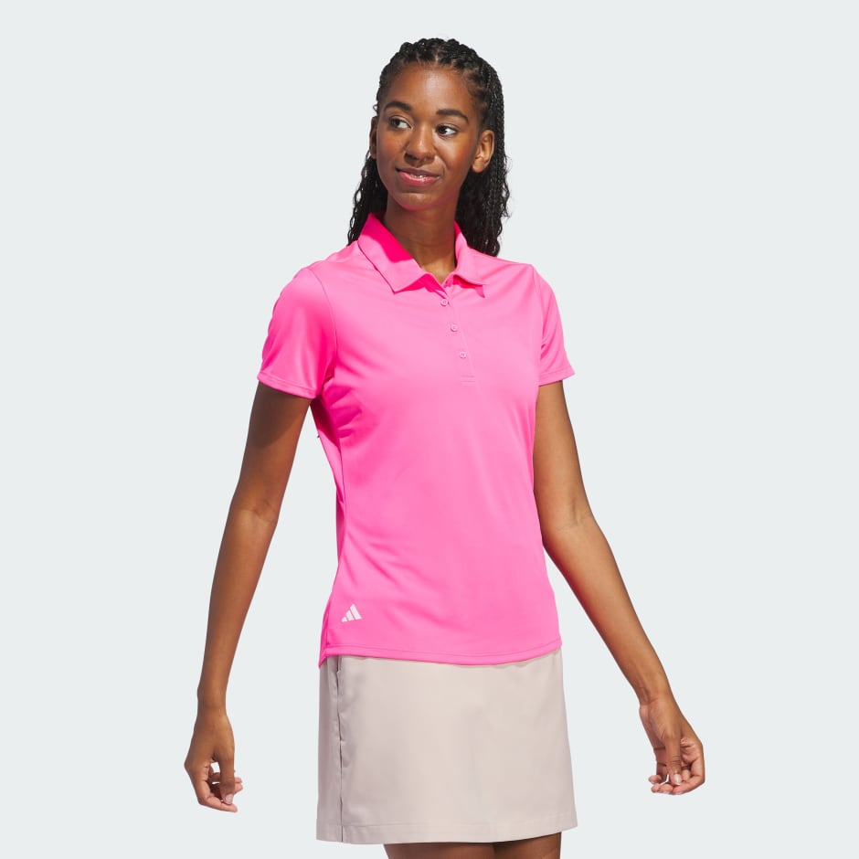Women's Solid Performance Short Sleeve Polo Shirt