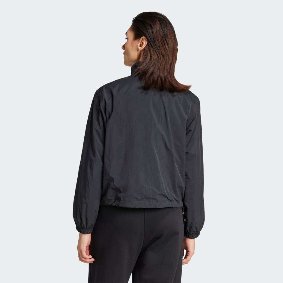 ז'קט אימון עם רוכסן מלא Essentials Woven