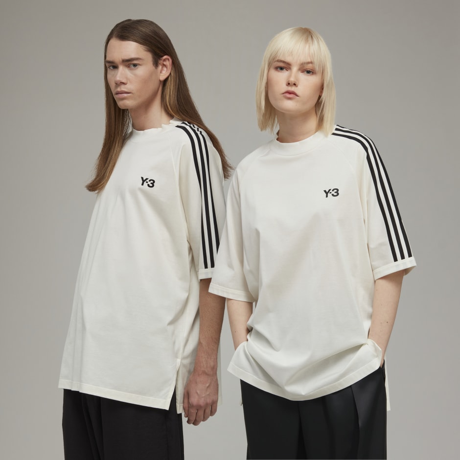All products - Y-3 3-Stripes Short Sleeve Tee - White | adidas South Africa