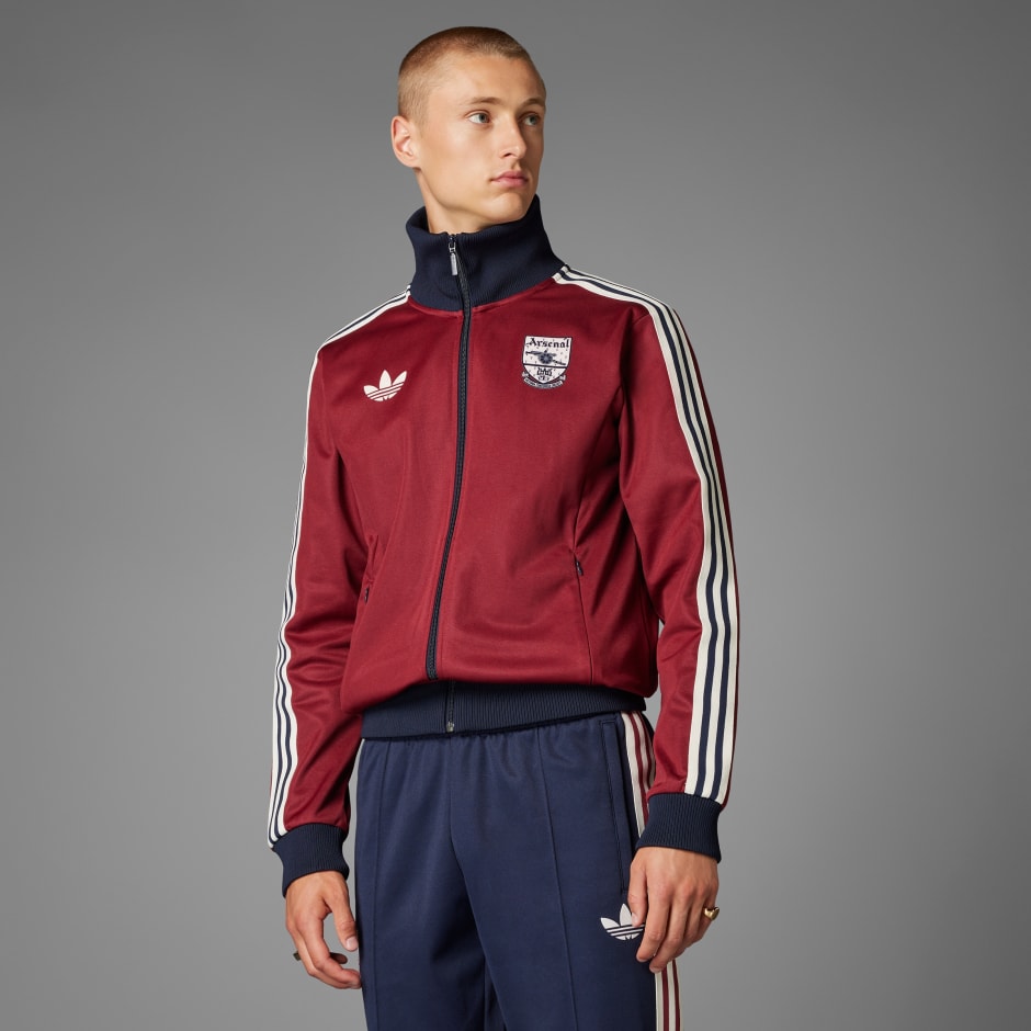 Clothing - Arsenal Originals Track Top - Burgundy | adidas South Africa