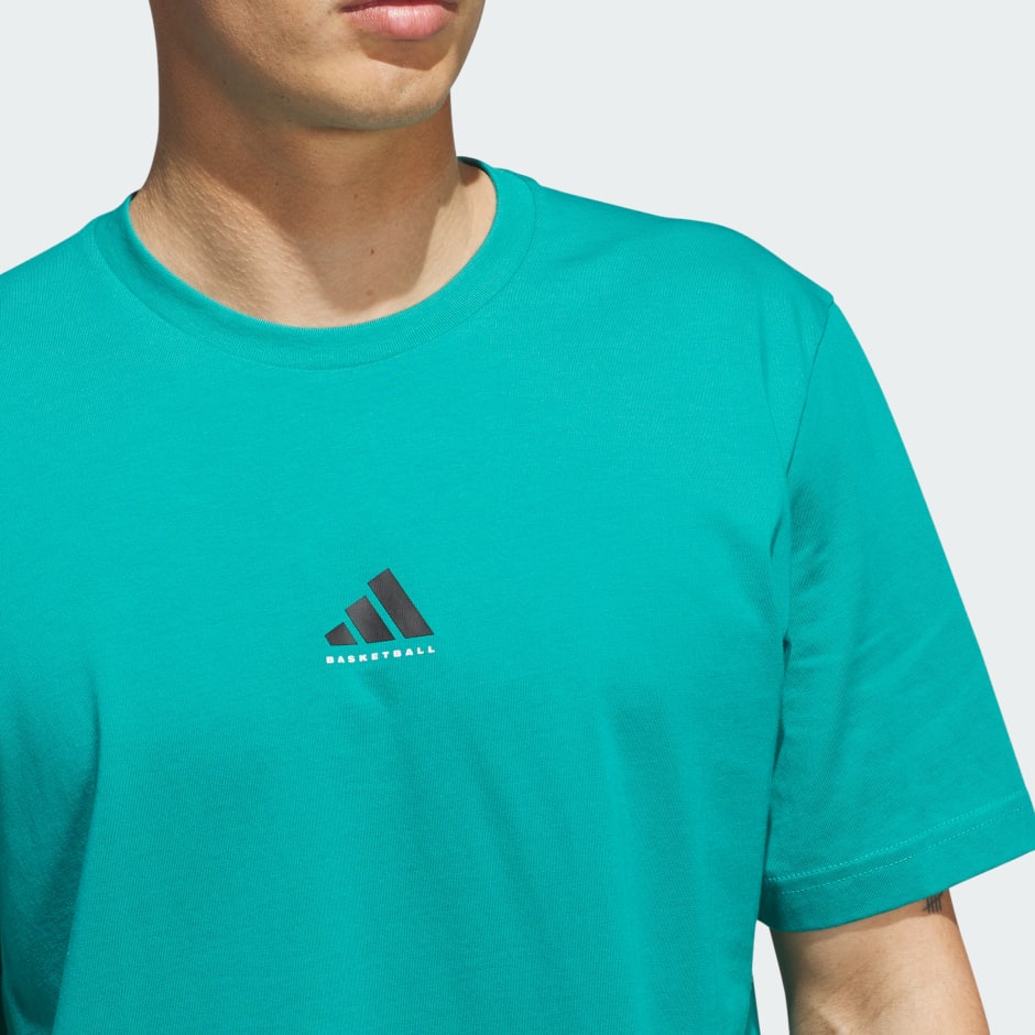 Tricou Basketball cu imprimeu grafic de la adidas