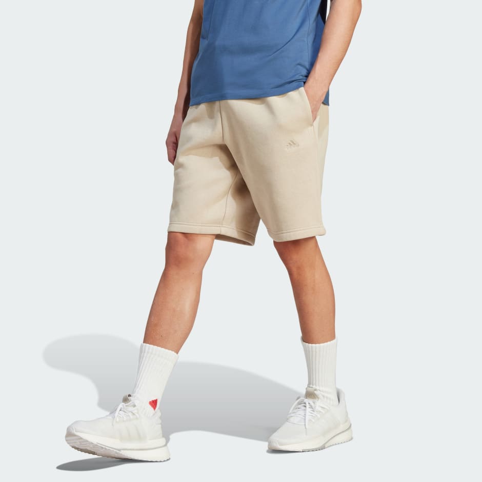 adidas All SZN Fleece Shorts - Beige | adidas LK