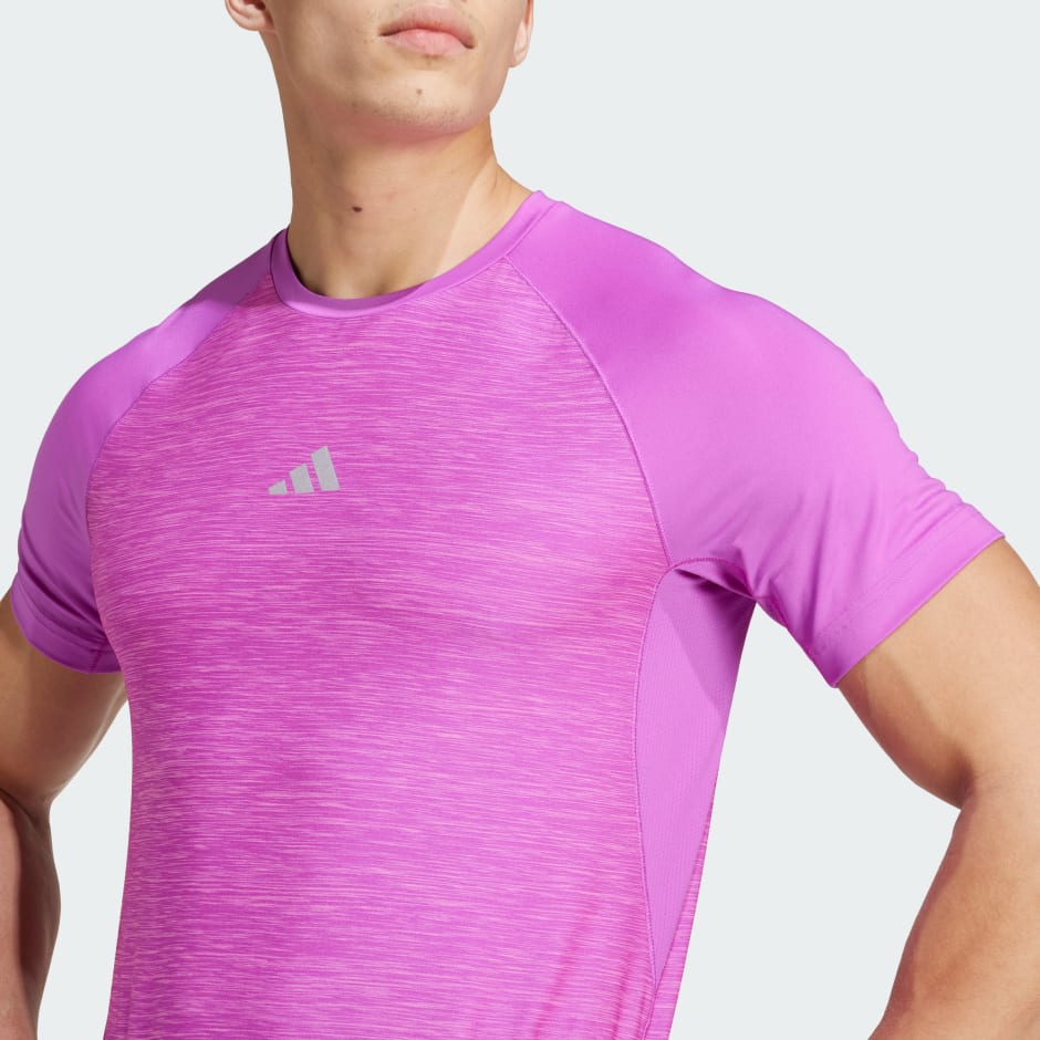 Tricou de antrenament cu 3 dungi Gym+