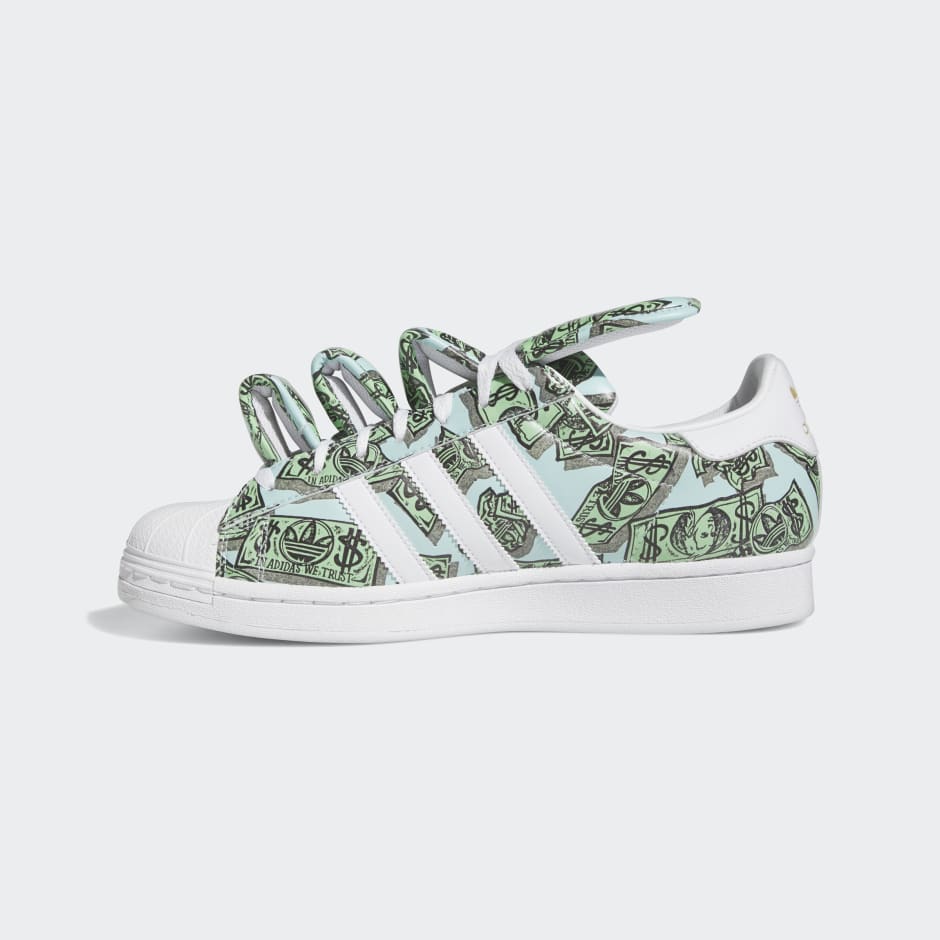 adidas Jeremy Scott Money Print Superstar Shoes - White | adidas OM