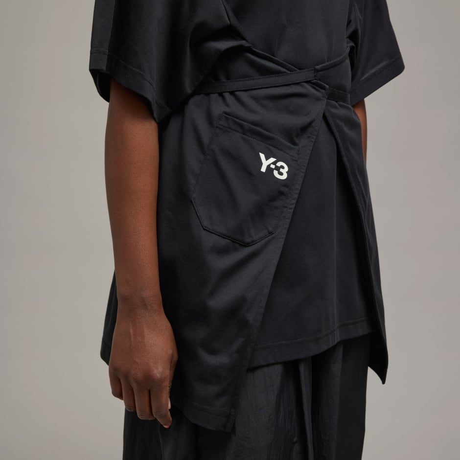 Y-3 Sail Closure Short Sleeve Tee