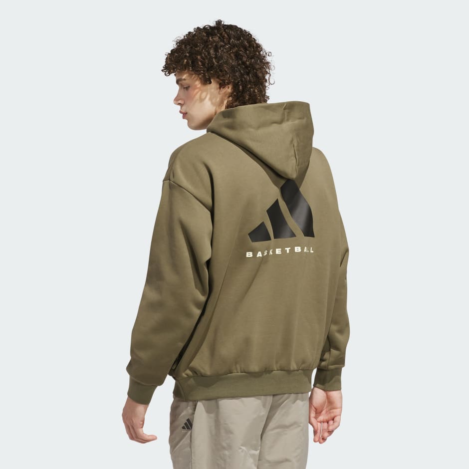 adidas Basketball Fleece Hoodie (Gender Neutral)