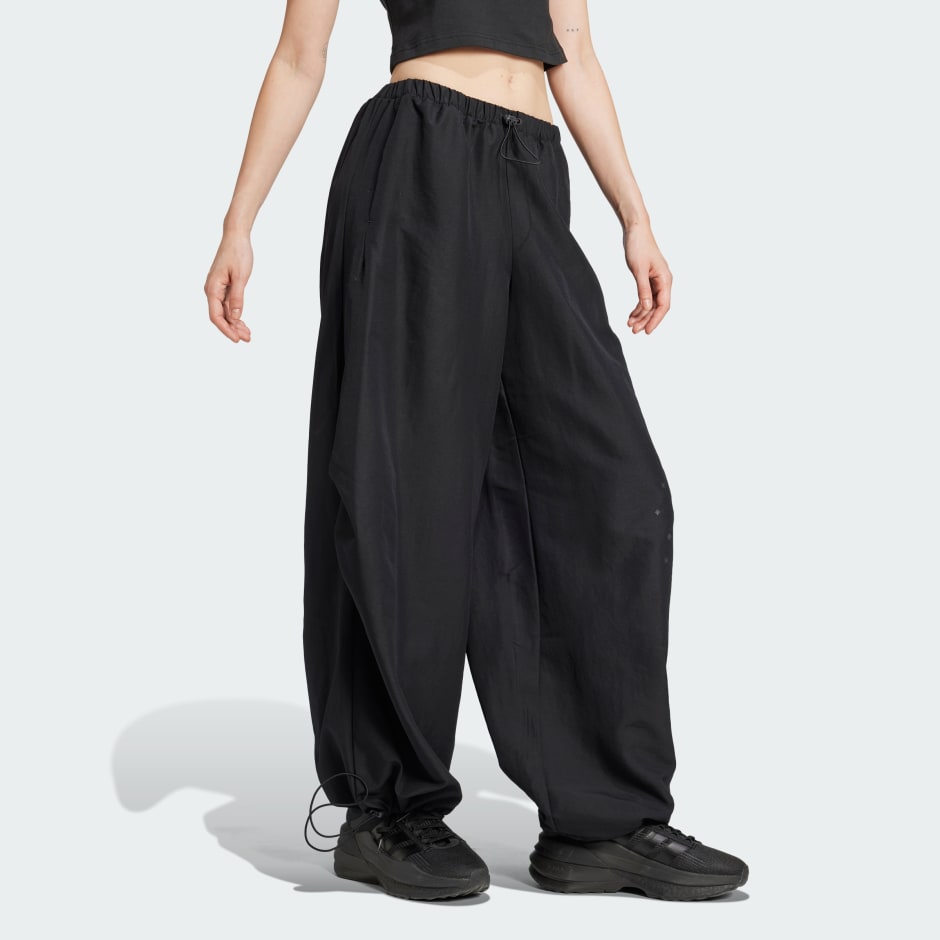 Bloom Sky Print Woven Parachute Pants