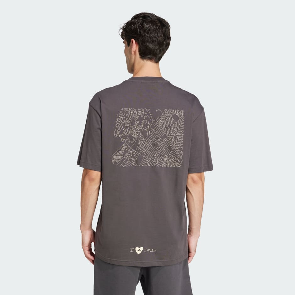 Clothing - adidas x Zwide Graphic Tee - Black | adidas Oman