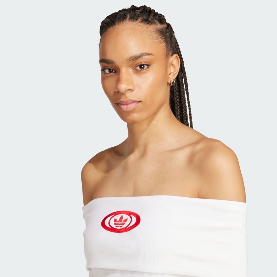 adidas Originals Off Shoulder Top