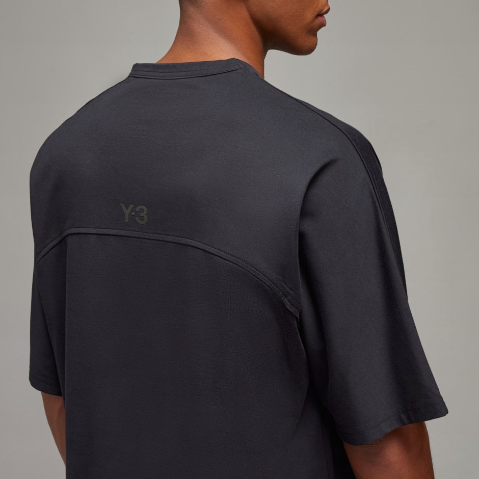 Y-3 Mesh 3-Stripes Short Sleeve Tee