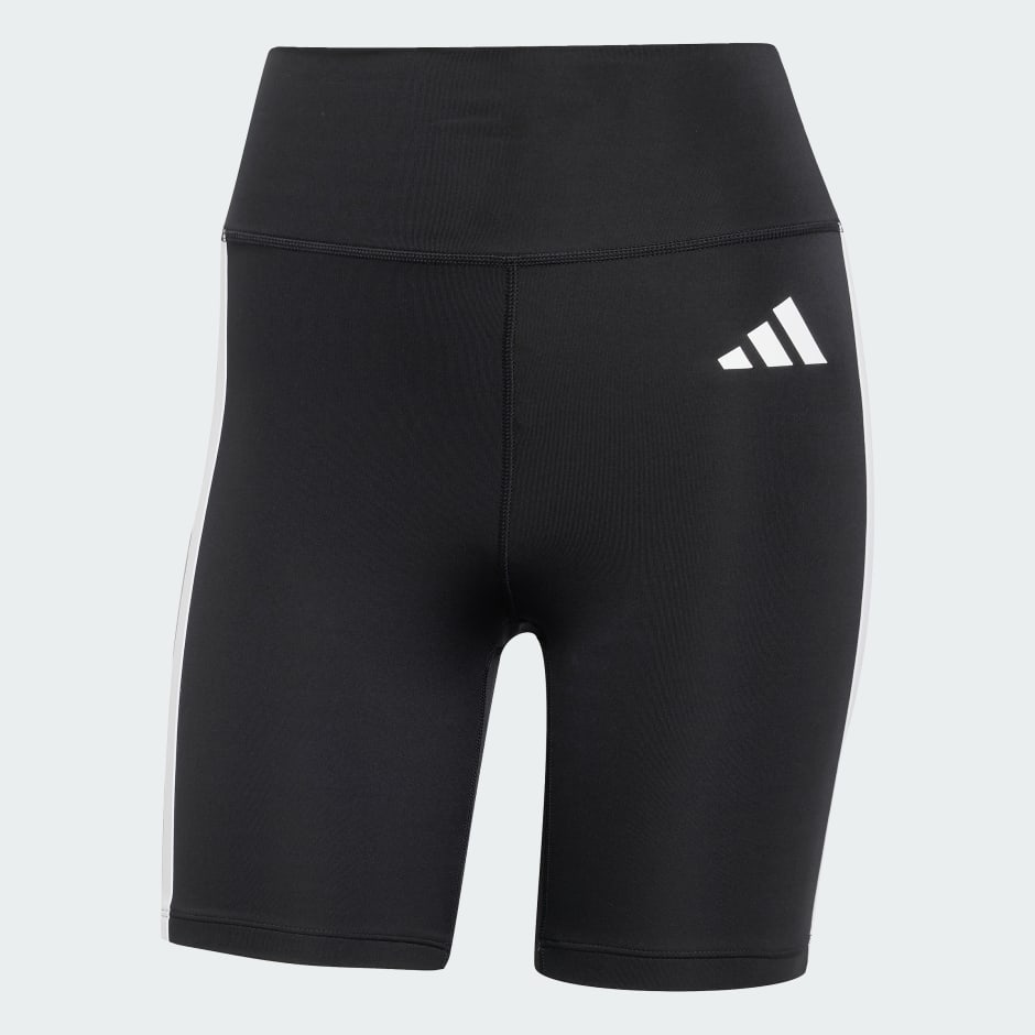 Optime Essentials 3-Stripes Short Leggings