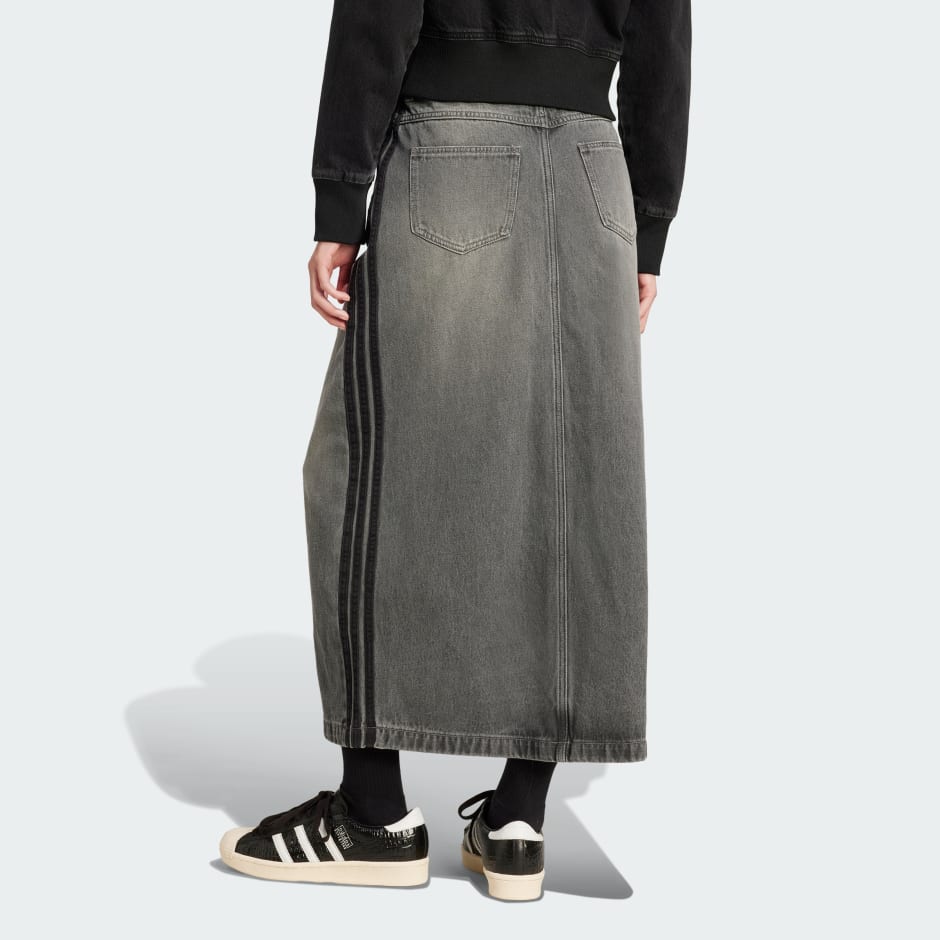 Adicolor 3-Stripes Denim Pencil Skirt