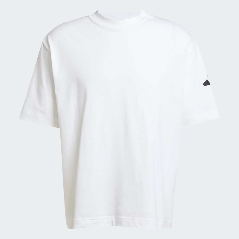 Tricou Essentials cu logo și 3 bare