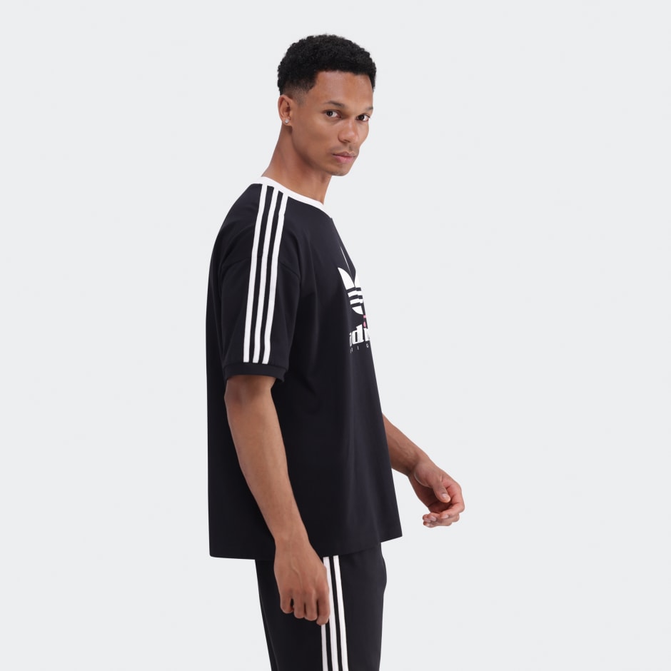 Trefoil Logo Play Football Graphic Short Sleeve T-Shirt