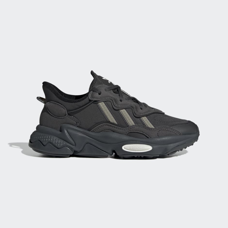 womens black ozweego trainers