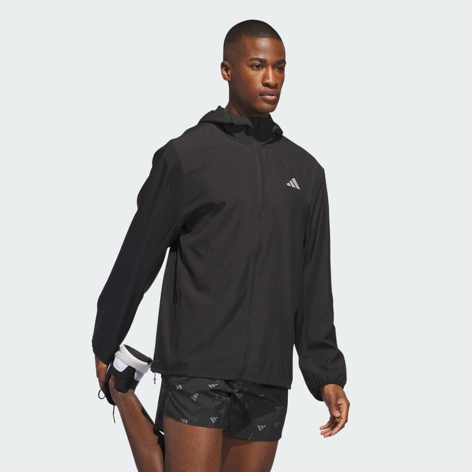 Clothing - Run It Jacket - Black | adidas South Africa