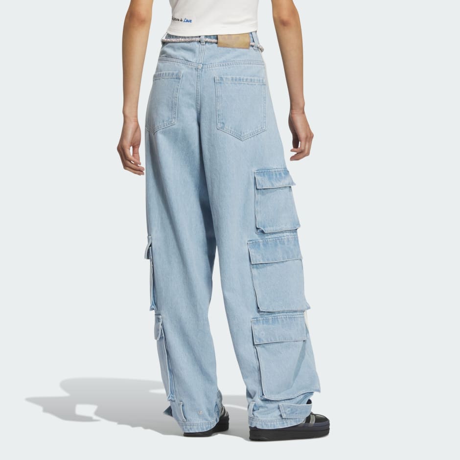 Adidas ADILLENUM 31サイズ デニムパンツ ブルー JY4515 Adidas