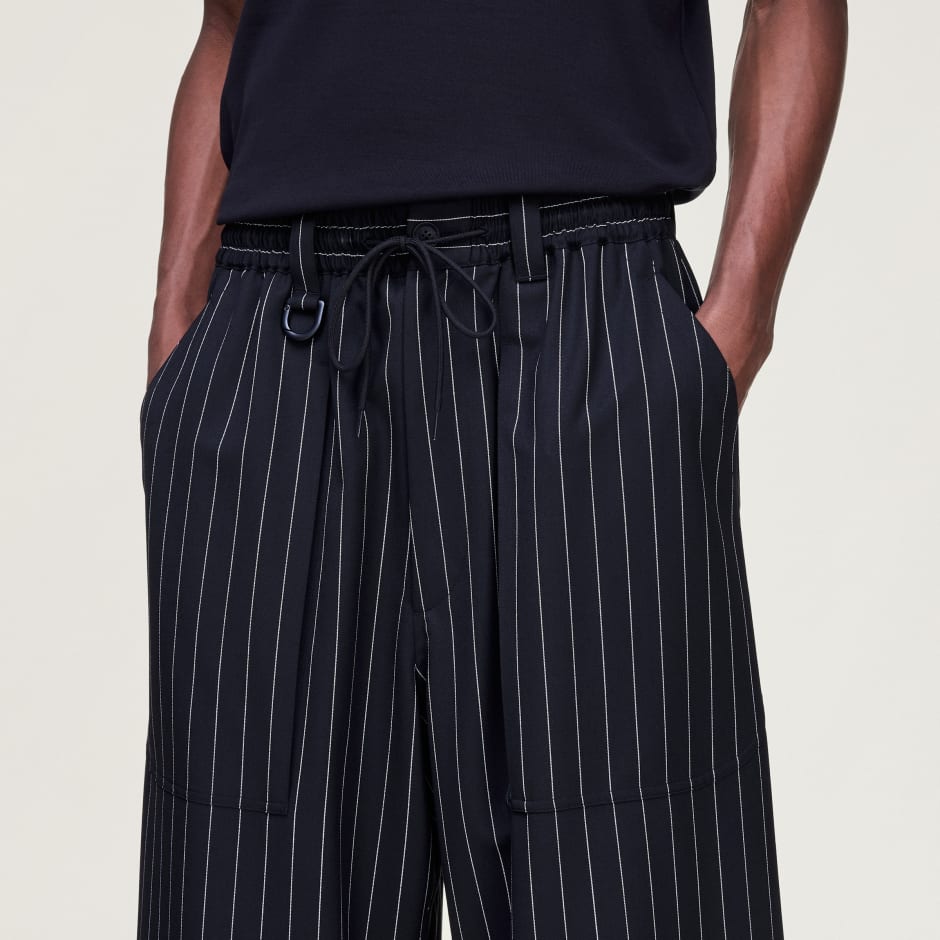 VUNENE HLAČE &Scaron;IROKIH NOGAVICA Y-3 PINSTRIPE REFINED