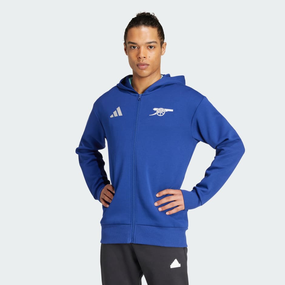 Clothing - Arsenal Anthem Jacket - Blue | adidas South Africa