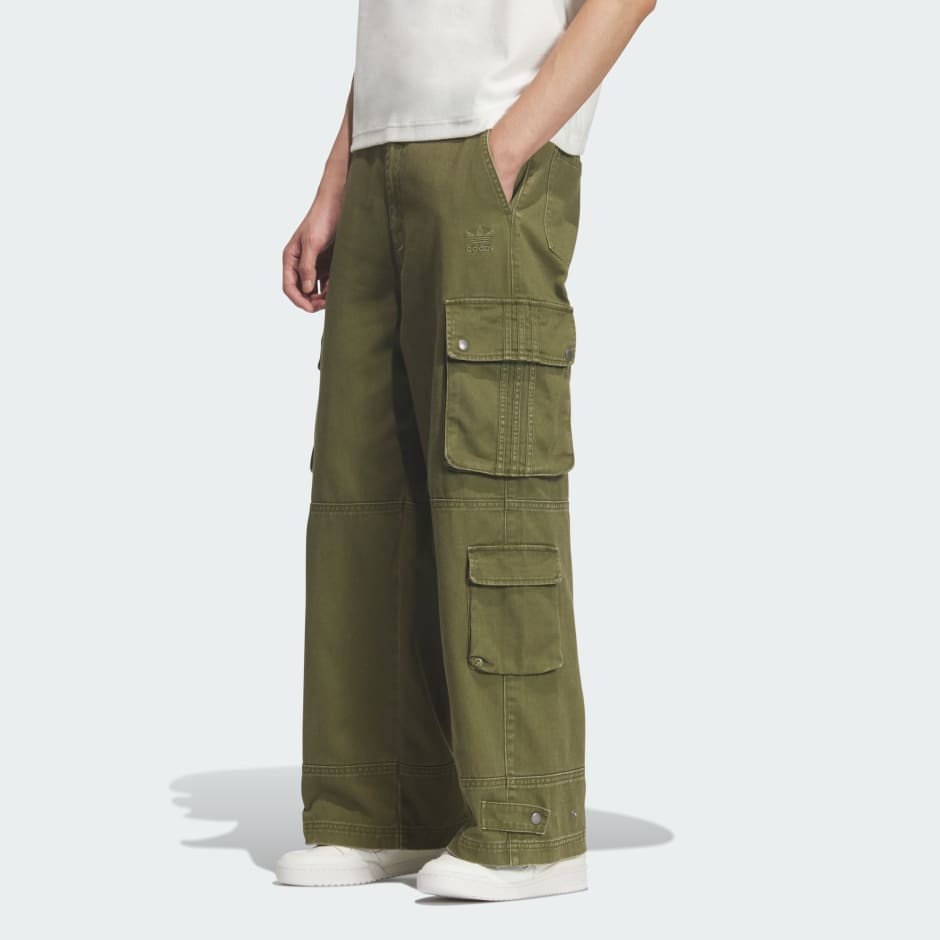 多口袋男裝長褲 M