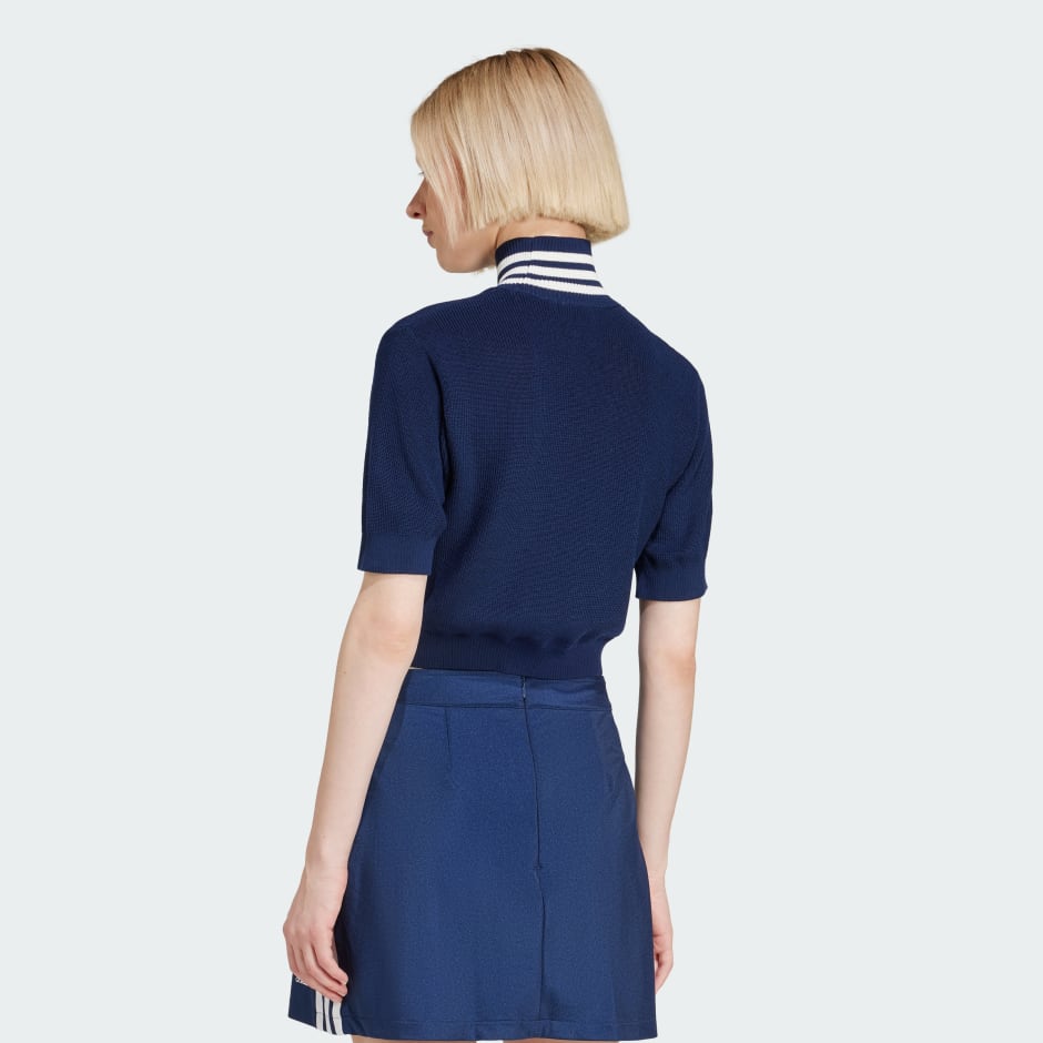 トップス UK Buy Navy Blue Regular Fit Cotton Rich Long Sleeve Knitted Polo