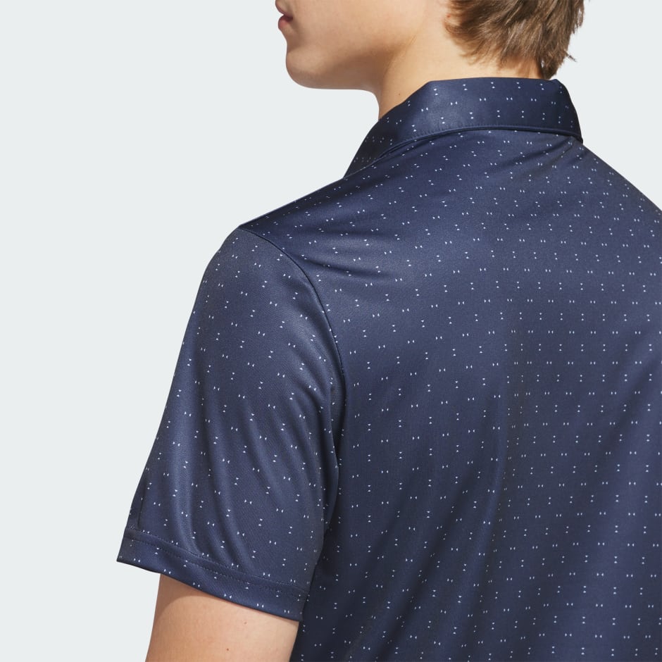 PERFORMANCE TEXTURED PRINT POLO SHIRT