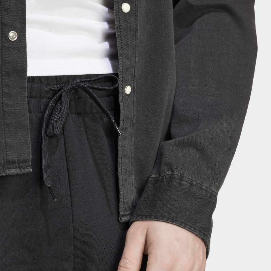 Black Essentials French Cargo Shorts adidas Terry adidas - LK |