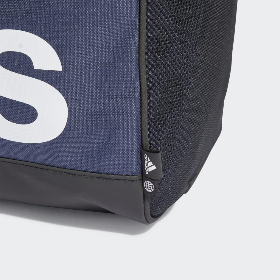 A fondo Dar Ceder adidas Essentials Linear Duffel Bag Medium - Blue | adidas KW