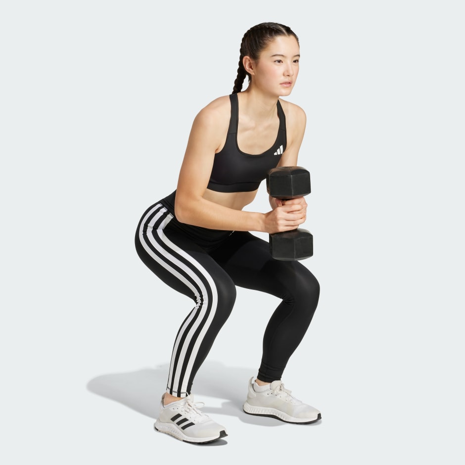 بنطال ضيّق Optime Essentials 3-Stripes 7/8