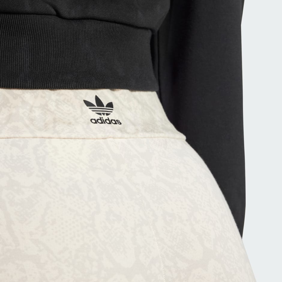 Colanți cu imprimeu Snakeskin pe toată suprafața