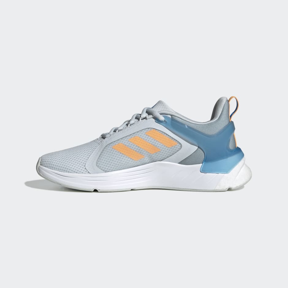 grey and orange adidas shoes