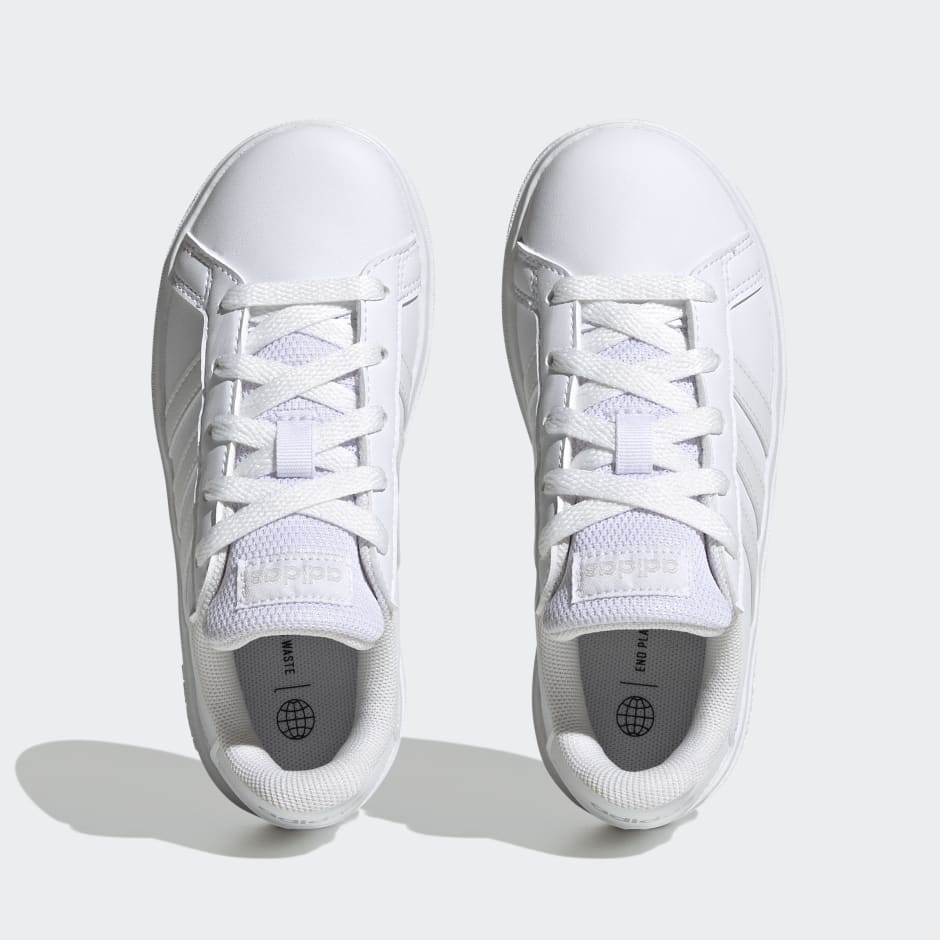 Shoes - Grand Court Lifestyle Tennis Lace-Up Shoes - White | adidas ...