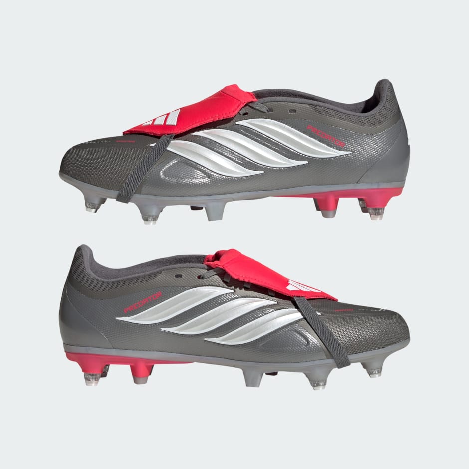 Ghete de fotbal PREDATOR LEAGUE pentru teren moale, cu limbă pliabilă