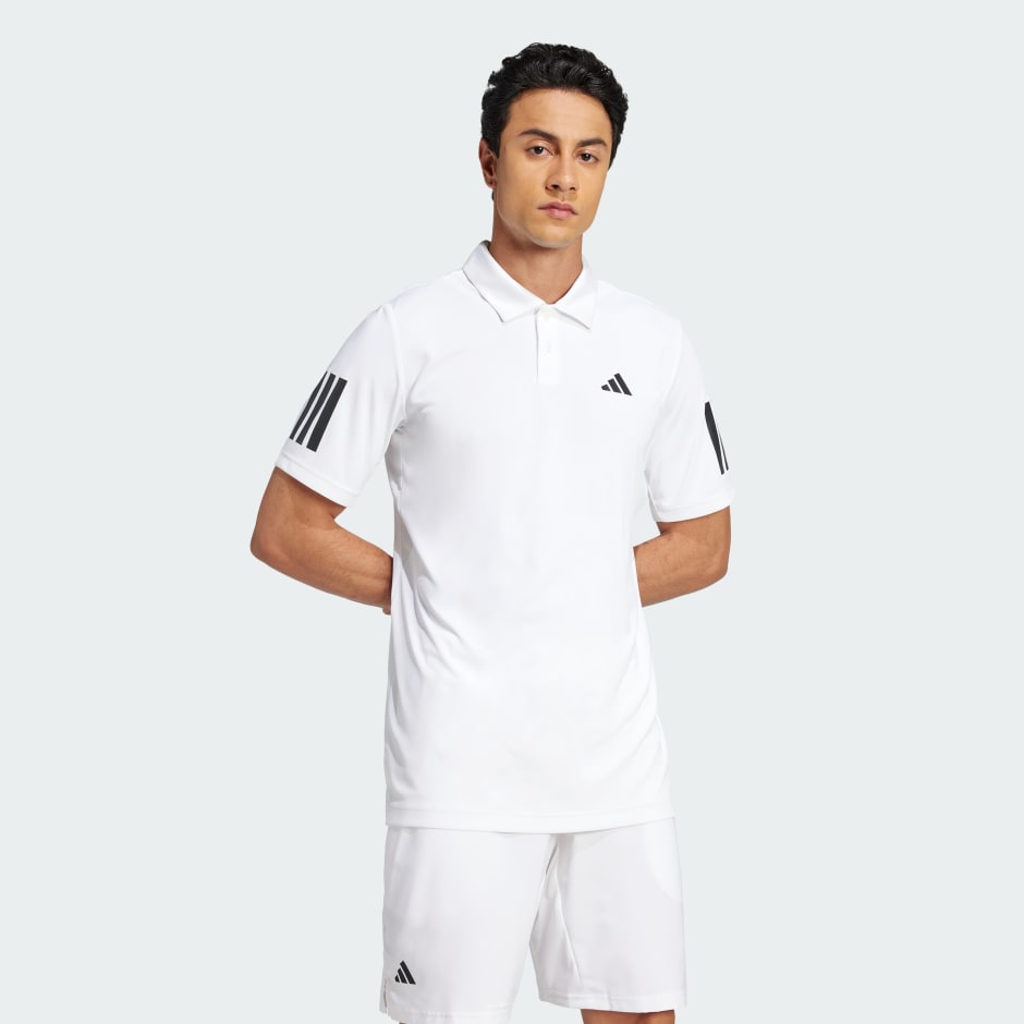 Club Tennis 3-Stripes Polo Shirt