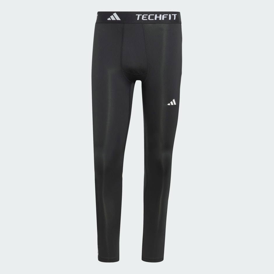 Kompresijske dugačke sportske tajice Techfit 3-Stripes