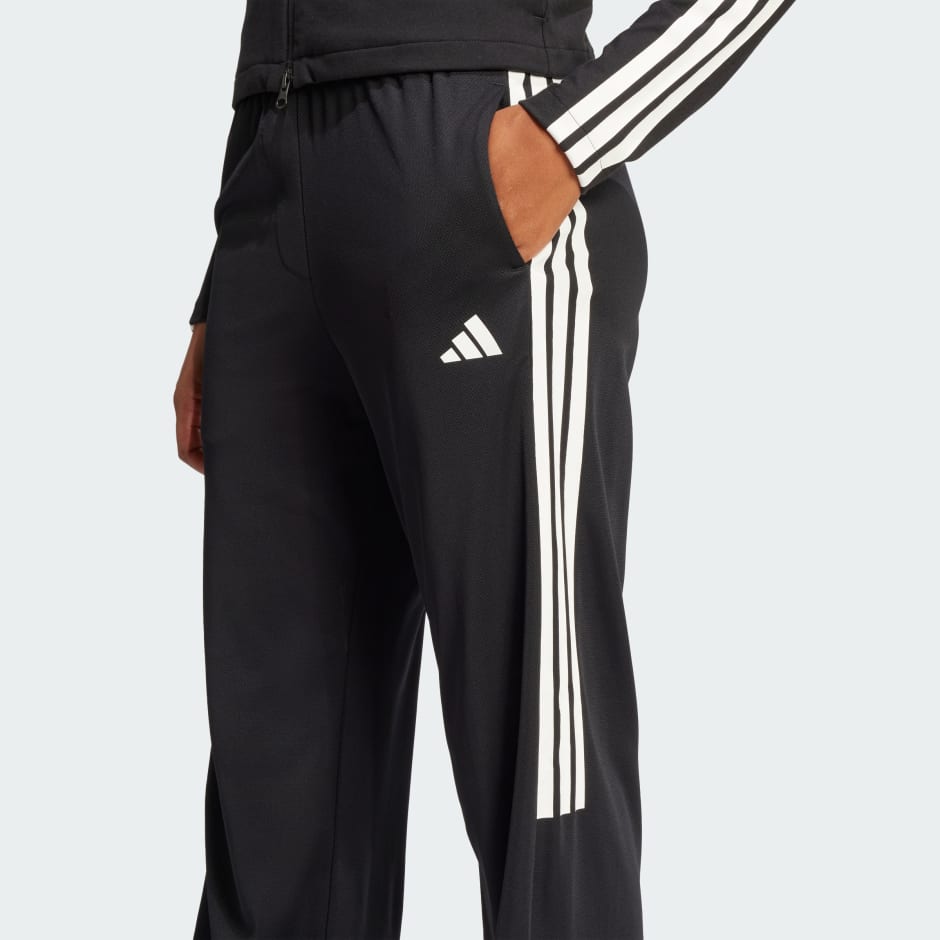 بنطال Tiro Cut 3-Stripes Mesh Wide-Leg