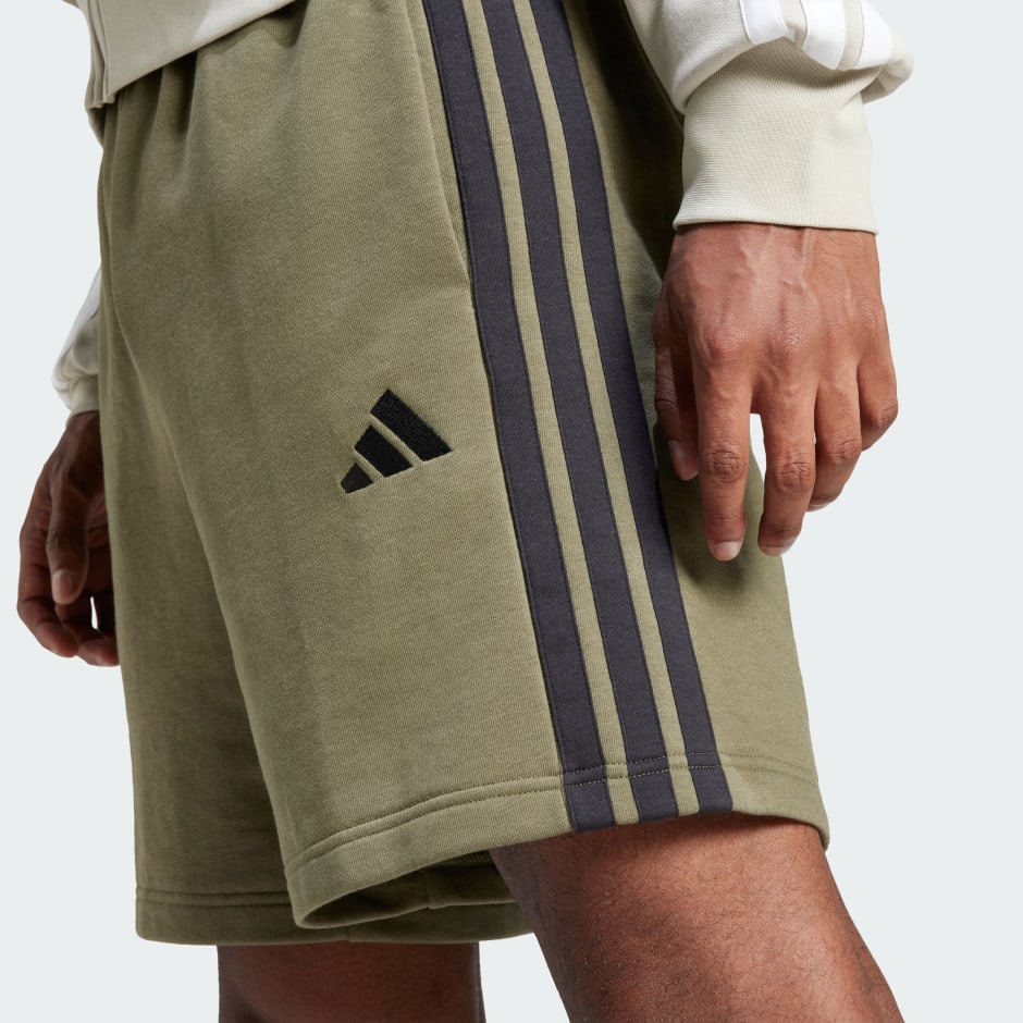 Essential 3-Stripes French Terry Shorts