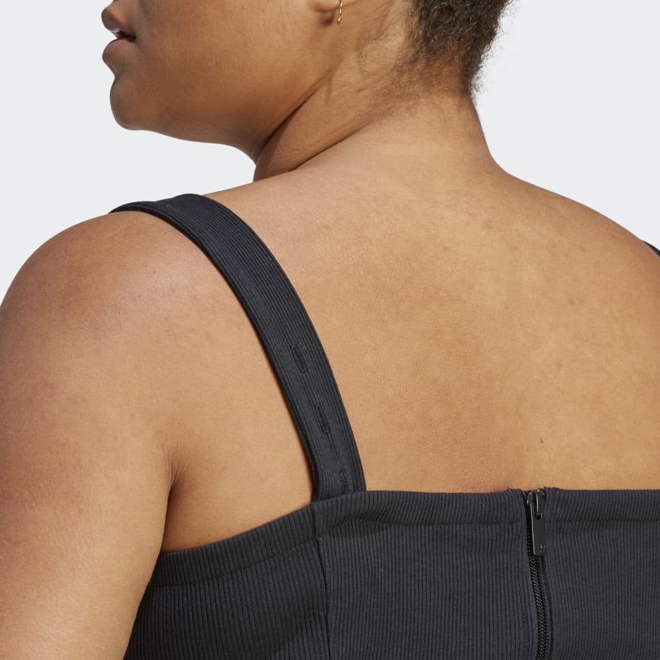 Rib Corset Tank Top (Plus Size)