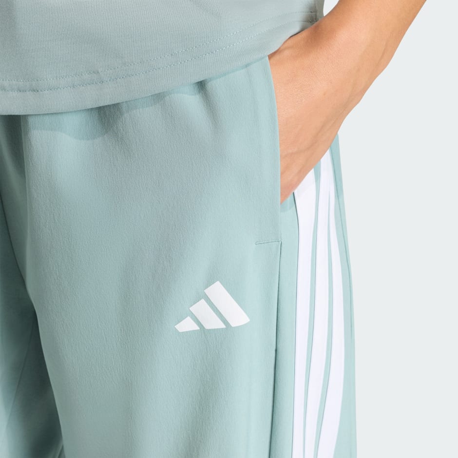 Pantaloni țesuți cu 3 dungi Train Essentials