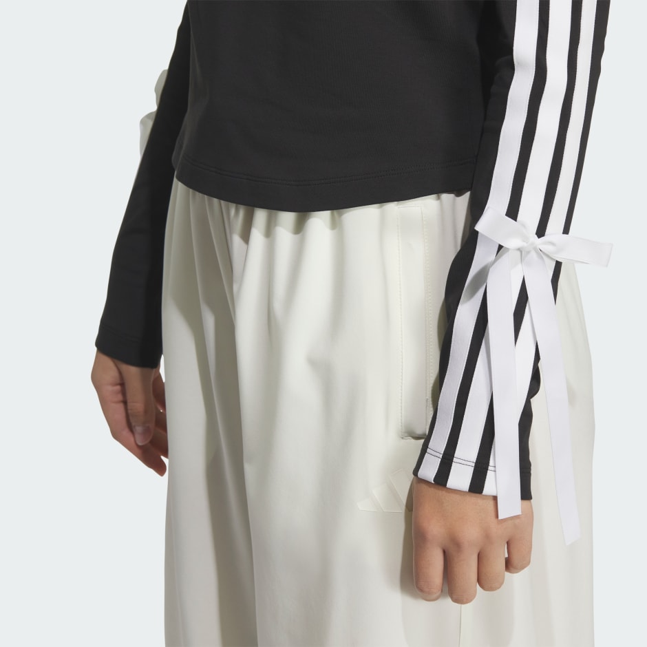 Women 3 Stripe Long Sleeve Tee