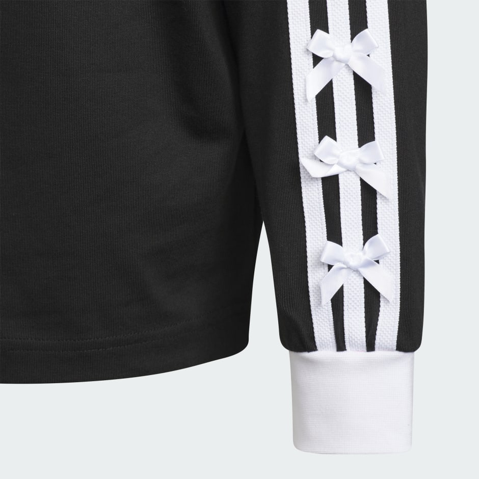 Junior Girl Bow Long Sleeve Tee