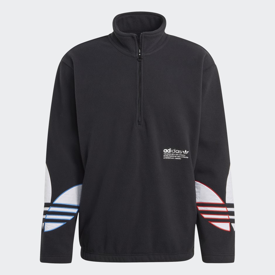 adicolor polar fleece crew sweatshirt