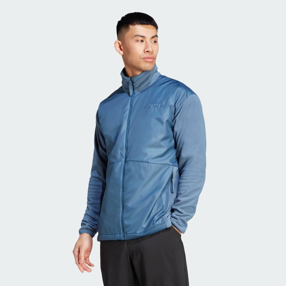 Clothing - Terrex Multi Wind Fleece Jacket - Blue | adidas South Africa